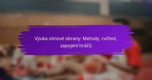Výuka zónové obrany: Metody, cvičení, zapojení hráčů